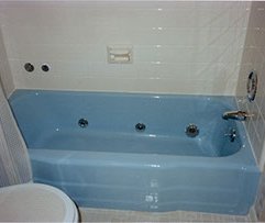 Tub before jets installed